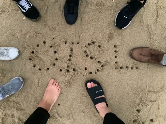 IEEE ICCE-Asia 2020: "OISL" written in the sand