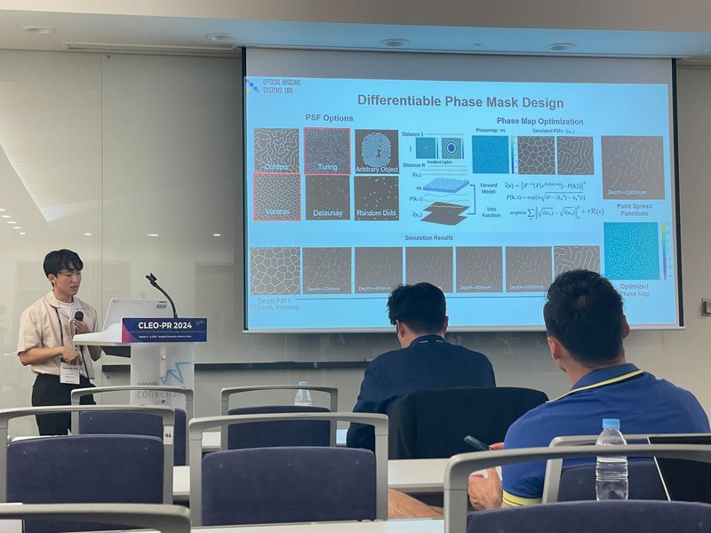 Taeyoung Kim's talk at CLEO Pacific Rim 2024