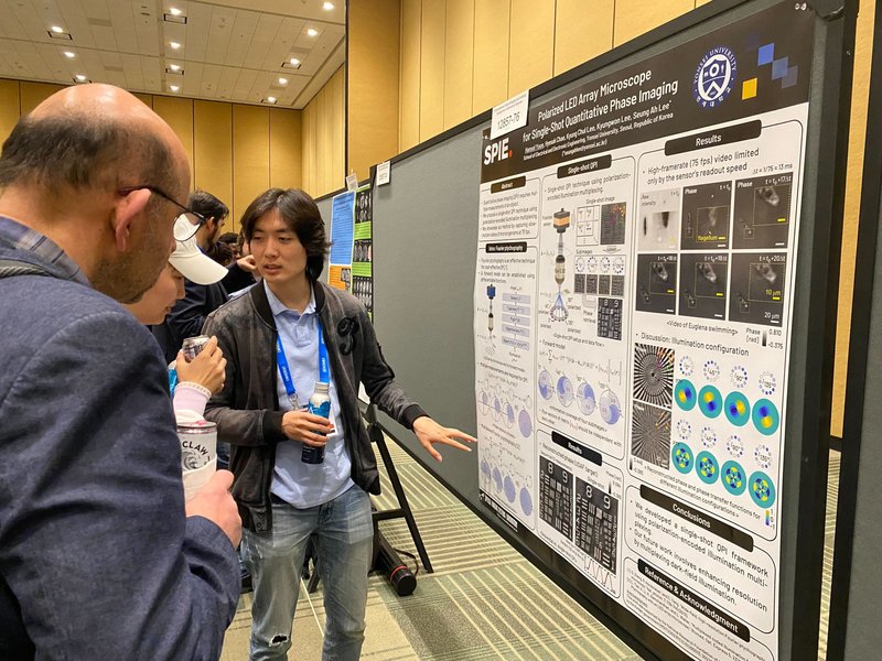 Hansol Yoon's poster at SPIE Photonics West 2024