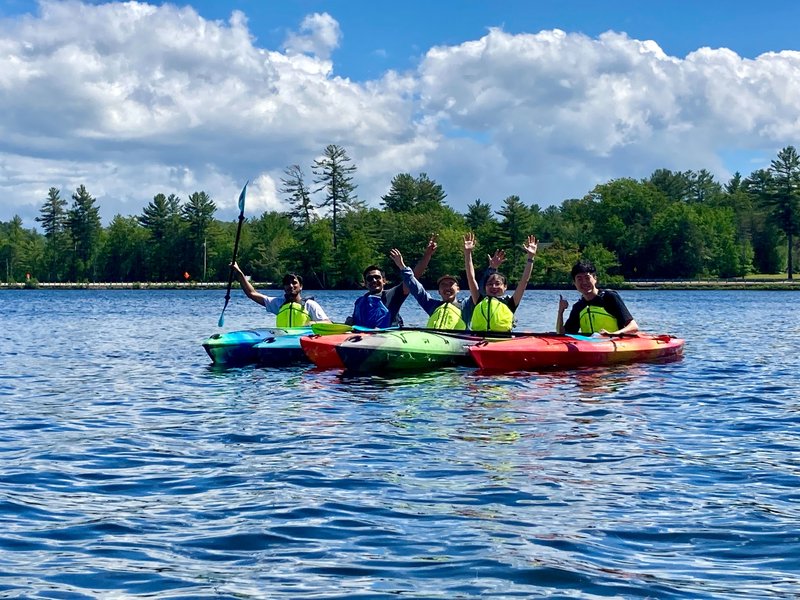 Kayaking at the Gordon Research Conference 2022